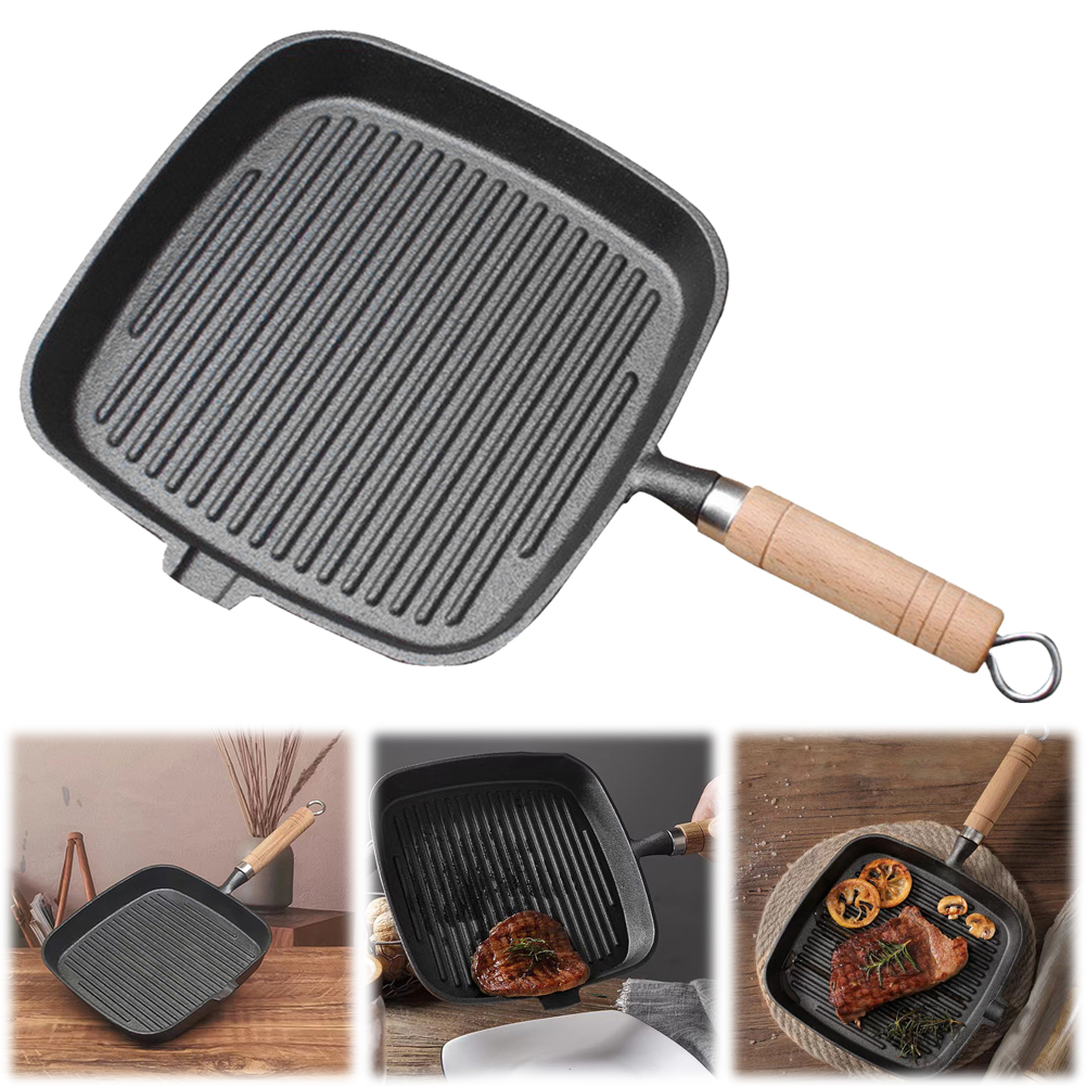 Dosa Pan Iron - Cast Iron Skillet Steak Pan with