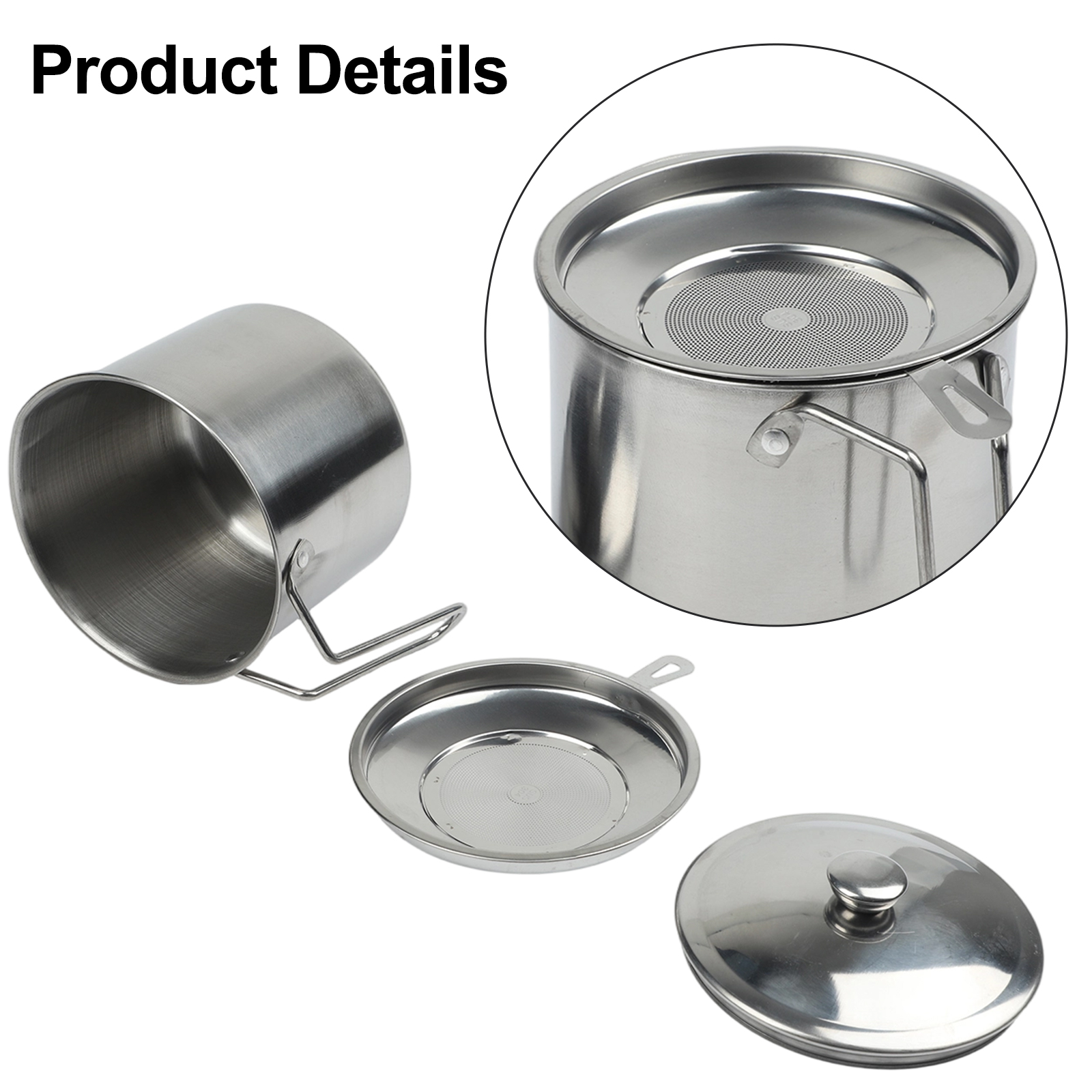 Home Cooking Oil Filter - Dual Function Oil Pot Oil Filter
