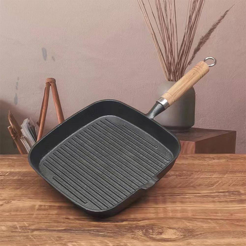 Cast Iron Skillet Steak Pan wi - đánh giá và giá Dosa Pan Iron