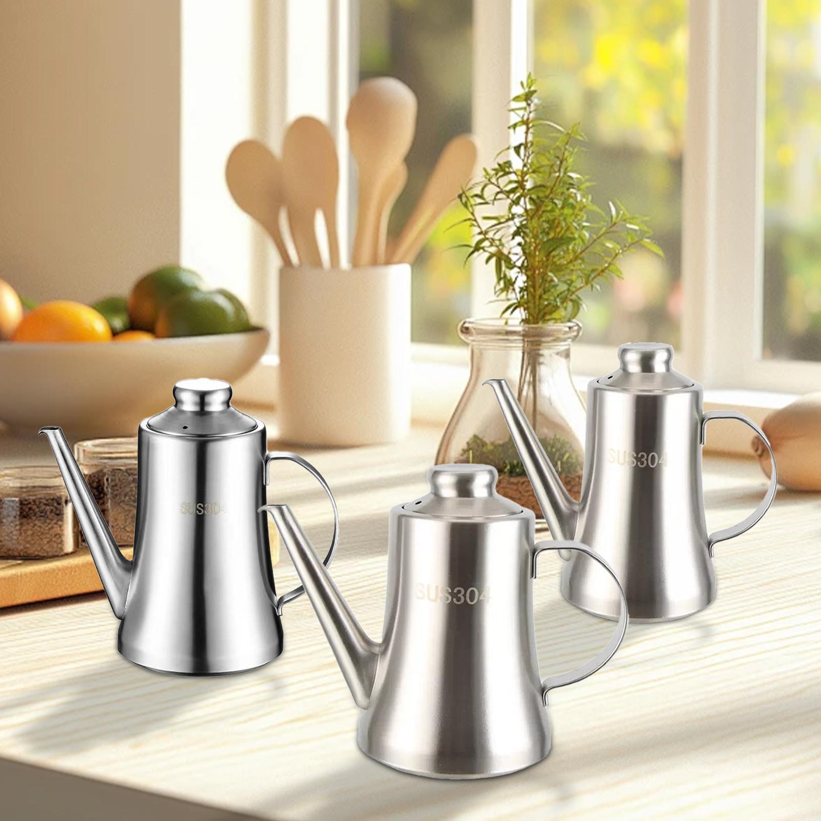 Stainless Steel Oil Pot with F - đánh giá và giá Home Cooking Oil Filter