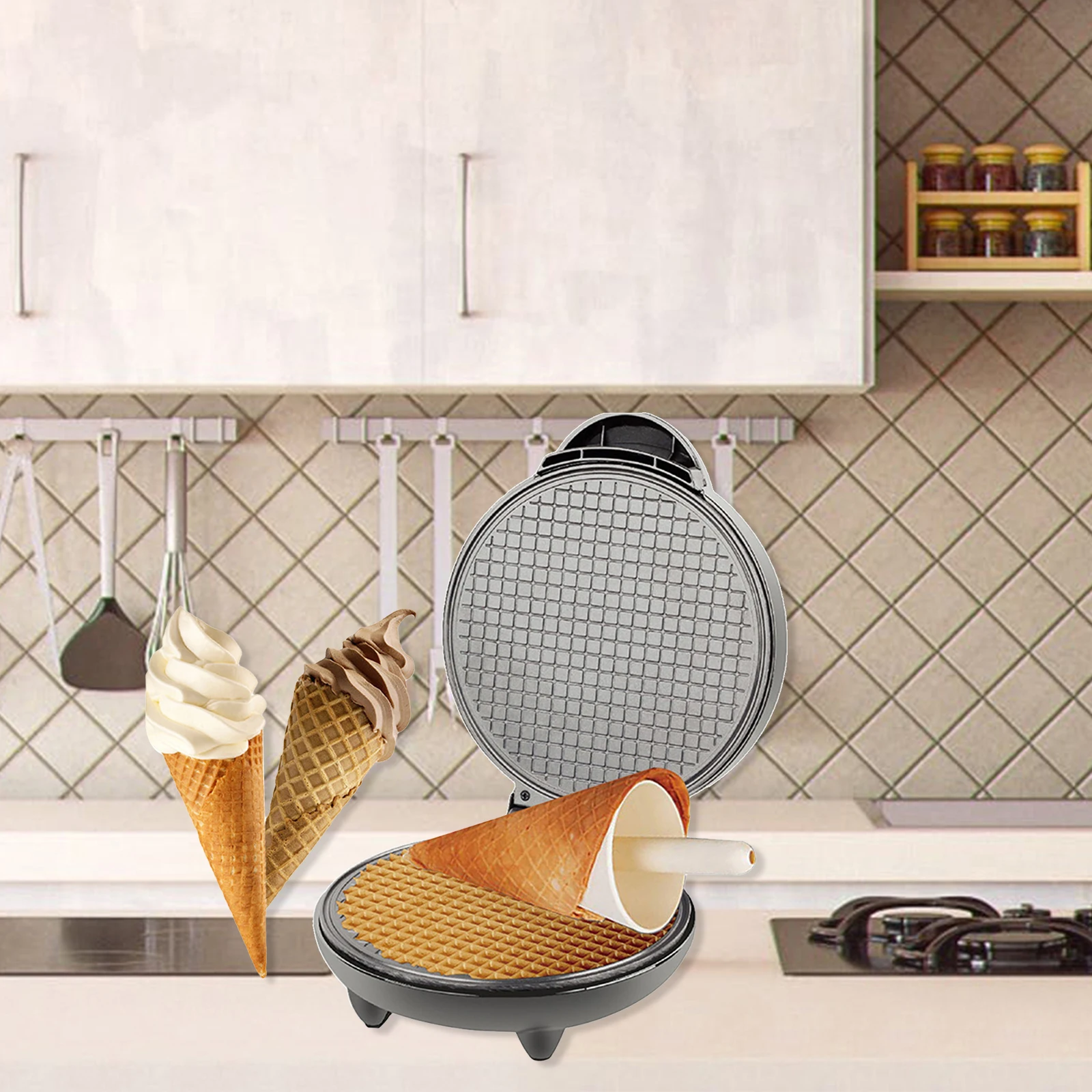 1200W Waffle Maker Nonstick Ba - đánh giá và giá Dosa Pan Iron