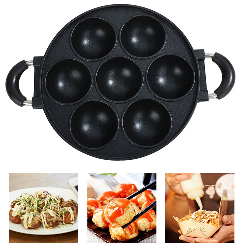 7 Hole Cake Cooking Pan Cast I - đánh giá và giá Dosa Pan Iron
