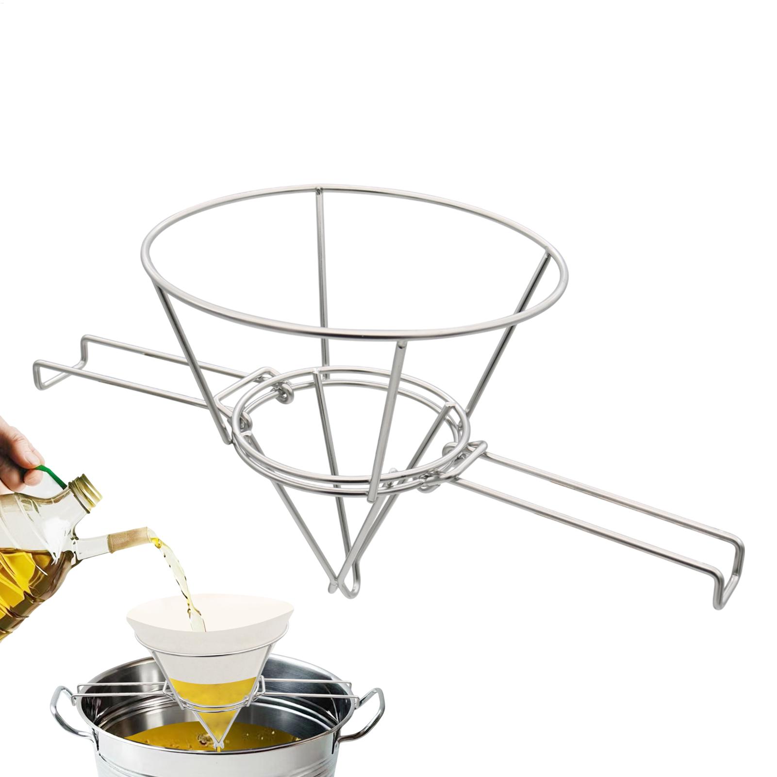 Fryer Filter Stand Cooking Oil - đánh giá và giá Home Cooking Oil Filter